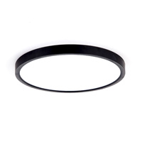 PLAFON SUFITOWY LED OKRĄGŁY CZARNA 24W NEUTRALNA IP44-30cm ULPN59A Unilight