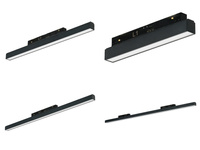 ALFA SAGA TRACK MAGNETIC 2LINE 12W CCT SWITCH DIM BK Azzardo AZ6236