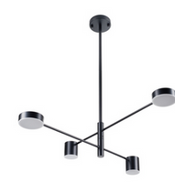 Lampa wisząca CLEX - 4P LED czarna 100 cm Step into Design ST-8102P-4