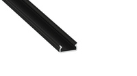 LUMINES Profil typ ONI czarny anodowany 1 m