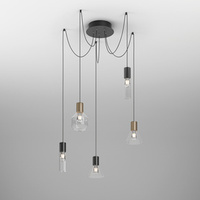 MODERN GLASS Flared SP E27 spider Phase-Control zwieszany biały 54583-0000-U8-PH-13 AQForm