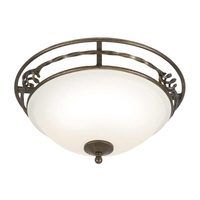 Plafon Pembroke Czarny / Złoty Czarne / Złoty PB-F-A-BLK-GOLD Elstead Lighting