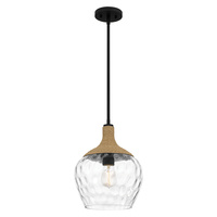 Lampa wisząca Royer - 1 źródło światła - Matowa czerń Elstead Lighting QZ-ROYER-1P-MBK