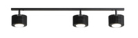 PLAFON TULL 3 (1+2) BLACK