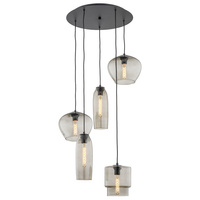 Lampa wisząca SERAFINO dymny E27 2080 Argon