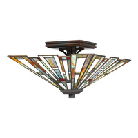 Plafon Maybeck Ciemny brąz QZ-MAYBECK-F Elstead Lighting