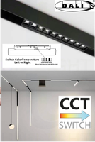 OPRAWA MAGNETYCZNA MULTILINE DOTS 48V DALI-2 DT6 21,9cm CZARNA