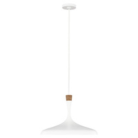 Lampa wisząca Darwin  Matowa biel / Drewno FE-DARWIN-P Elstead Lighting
