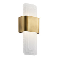 Kinkiet LED Serene - - Naturalny mosiądz Elstead Lighting KL-SERENE-LED-W-NBR