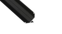 LUMINES Profil typ AGO czarny anodowany 3 m