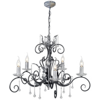 Żyrandol Amarilli   Czarny / Srebrna patyna Czarne / Srebrna patyna AML5-BLK-SILVER Elstead Lighting