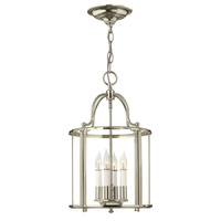 Średnia lampa wisząca Gentry Polerowany nikiel Polerowany nikiel HK-GENTRY-P-M-PN Elstead Lighting