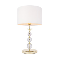 Zumaline Lampa STOŁOWA REA ZŁOTY / BIAŁY 003064-023772