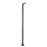 Lampa parkowa NORLYS ASKER POLE PRO 5205GR 350cm 4000K DALI2 / NightDim Grafitowy