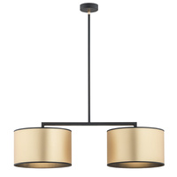 Lampa wisząca KARIN złoty, czarny struktura E27 898 Argon