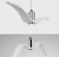 LAMPA WISZĄCA  MEWA 2 BIAŁA 39cm  AD195