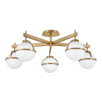 Półplafon Hollis Stary mosiądz Stary mosiądz HK-HOLLIS-5-O-HB Elstead Lighting