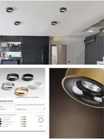 ADAMO RING MATT BLACK Azzardo AZ2567