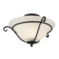 Plafon Torchiere 1 źródło światło Czarne TCH-F-BLACK Elstead Lighting
