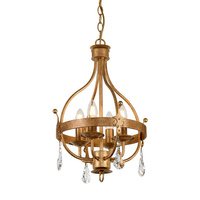 Lampa wisząca Windsor Złota patyna Złota patyna WINDSOR4-GOLD Elstead Lighting