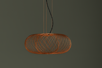 ADANI Lampa wisząca ANWAR Copper Ø90 cm – nowoczesna elegancja i designerski akcent