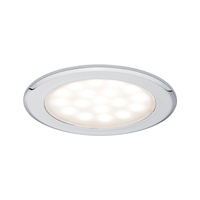 Oprawa wpuszczana punktowa LED 2x2,5W 2x180lm 65mm 3000K 230/12V chrom