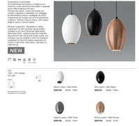 Lampa wisząca Bianco 10W LED 3000K GSO150 Gealuce