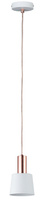 Neordic Haldar Lampa wisząca max. 1x20W E14 230V Biały/Miedziany-Mat Metal