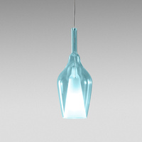 Lampa wisząca OFELIA BLU-TRASPARENTE FOFSB12 Gealuce