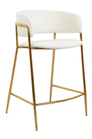 Krzesło barowe DELTA 65 białe