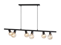 LAMPA WISZĄCA BIKER 6 BLACK