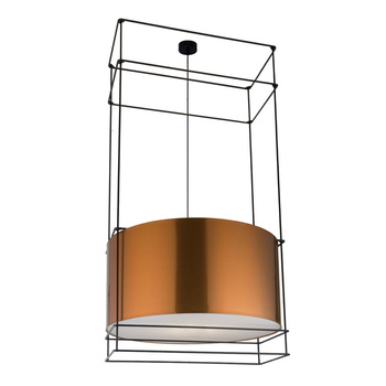 Lampa wisząca PAA - Czarna-miedziany (800 mm) 9543 Dohar