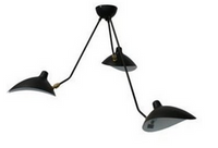 Lampa wisząca CRANE-3P czarna  Step into Design P8703