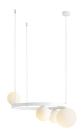 LAMPA WISZĄCA GARDA 4 RING WHITE