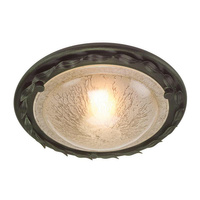 Plafon Olivia 1 źródło światło Czarny / Złota patyna Czarne / Złota patyna OV-F-BLK-GOLD Elstead Lighting