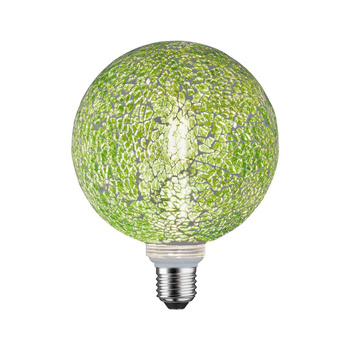 Źródło światła LED G125 Mosaic 5W 470lm Zielony Ściemnialne E27 2700K 230V