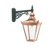 Zewnętrzny kinkiet Norlys Wall Light Copper Chelsea 960 E27,Na ramieniu w dół