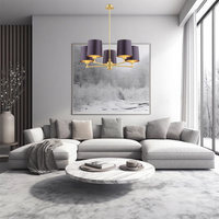 Żyrandol PRINCETON fioletowy E27 2188 Argon