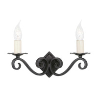 Kinkiet Rectory Czarne RY2A-BLACK Elstead Lighting