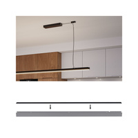 Maskownica profilu aluminiowego systemu LINION 1m czarny matowy / tworzywo sztuczne PAULMANN PL98208
