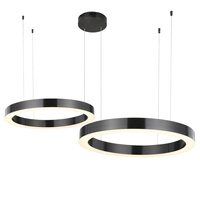 Lampa wisząca CIRCLE 40+60 LED tytanowa 1 podsufitce Step into Design ST-8848-40+60 black