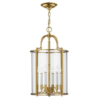 Duża lampa wisząca Gentry Polerowany mosiądz Polerowany mosiądz HK-GENTRY-P-L-PB Elstead Lighting