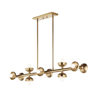 Lampa wyspowa Palta - 10 źródeł światła - Szampański brąz Elstead Lighting KL-PALTA-LP10-CPZ