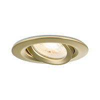 Oprawa do wbudowania NOVA PLUS DIM wychylna GU10 max.35W 93mm IP65 230V złoty matowy / aluminium PAULMANN PL92403