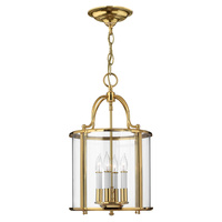 Średnia lampa wisząca Gentry Polerowany mosiądz Polerowany mosiądz HK-GENTRY-P-M-PB Elstead Lighting