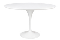 Stół TULIP PREMIUM 120 biały - MDF, metal