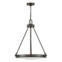 Lampa wisząca Collier - 4 źródła światła - Zgaszona czerń Elstead Lighting HK-COLLIER-P-BX