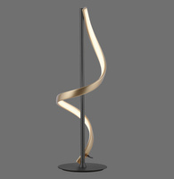 Lampa Stołowa Antracyt/złoty Q-SWING 003902-032191 Newgarden