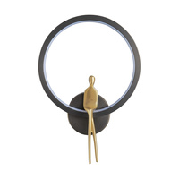 Lampa ścienna AMICI RING LED czarna 27 cm Step into Design ST-B3607 black