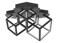 Lampa sufitowa REUS LE41466 Luces Exclusivas 9818241 GABBIA Nova Luce